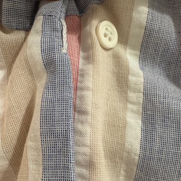 Vintage Diane Von Furstenberg Striped Retro Button
Front Collared Shirt Size 10 - Picture 5 of 15